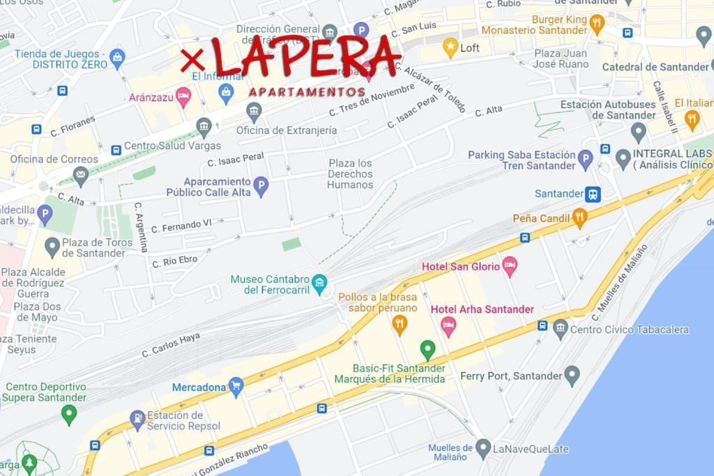 Alojamientos Turisticos Con Terraza En Santander Lapera Esterno foto